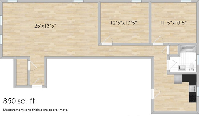 Floorplan - 411-419 Thatcher Ave.