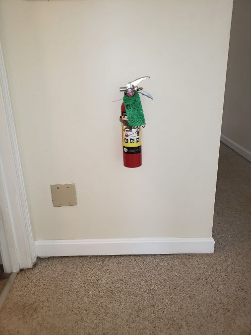 Fire extinguisher - 98 Snow St