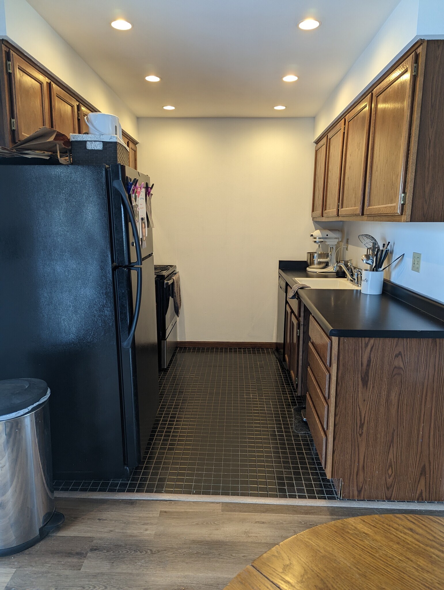 Galley Kitchen, Built-In Microwave Included - 6157 S 42nd St
