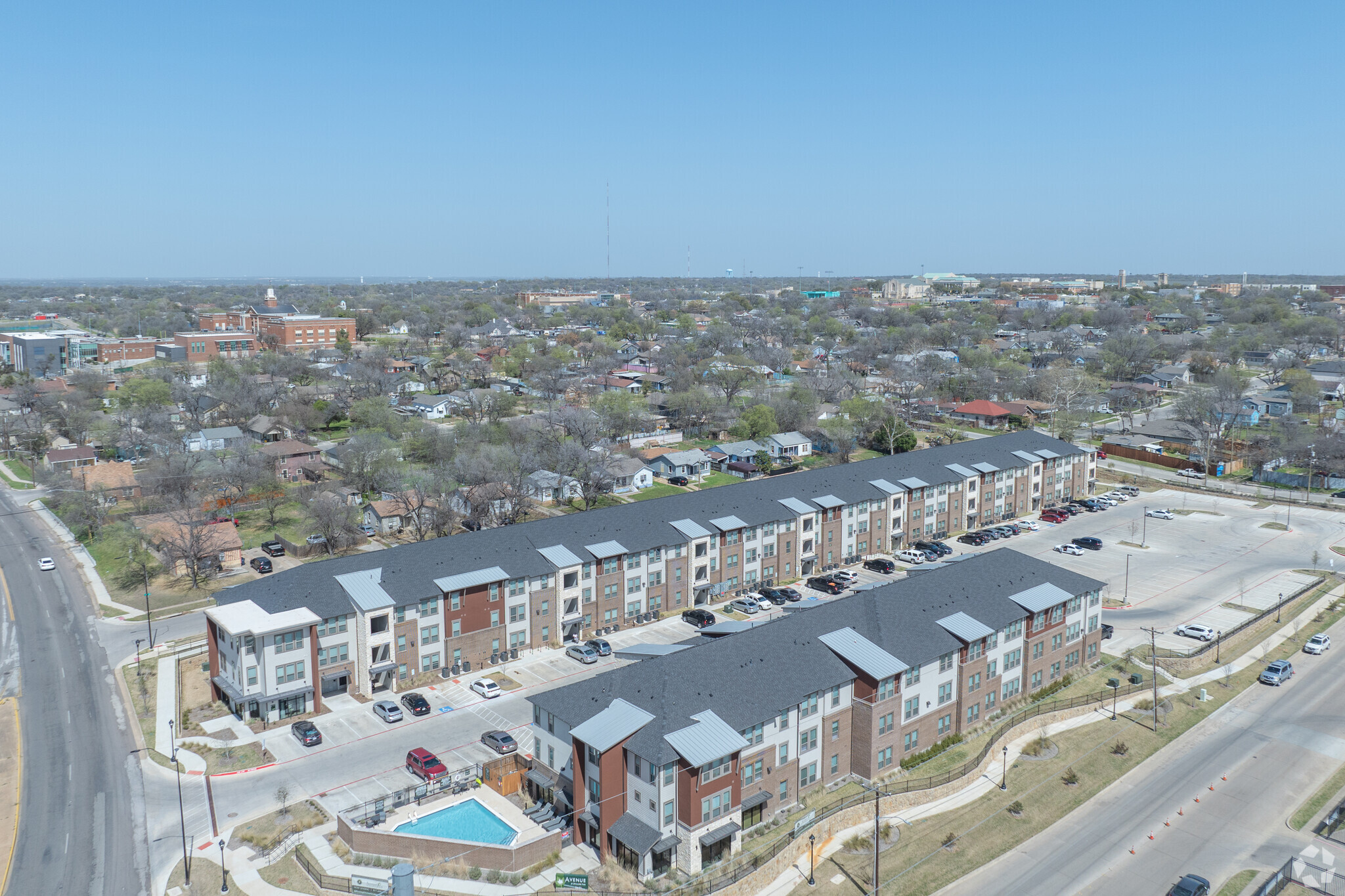 Aerial Photo - Avenue at Sycamore Park