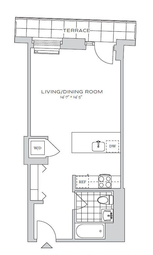 Floorplan - 70 Pine Apartments