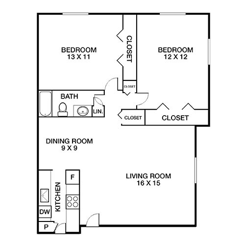 Floorplan - Wexford Village Apartment Homes