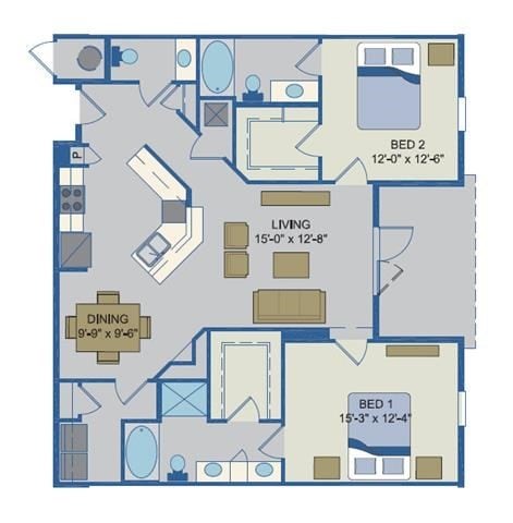 Floorplan - Cabana/Galleria Club