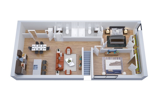 Floorplan - Peanut Factory Flats