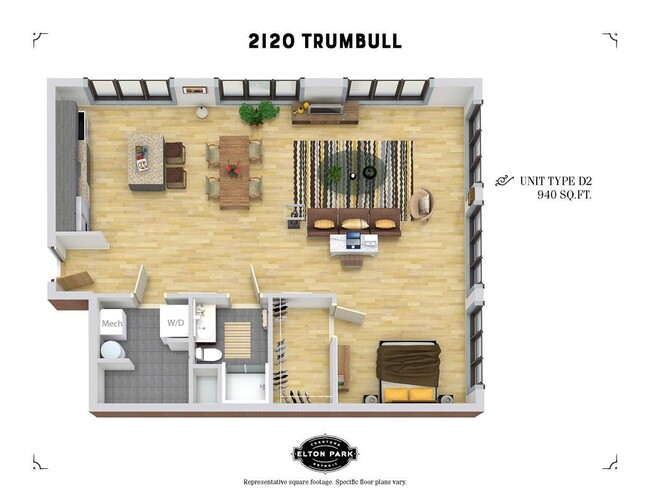 Floorplan - 2120 Trumbull St