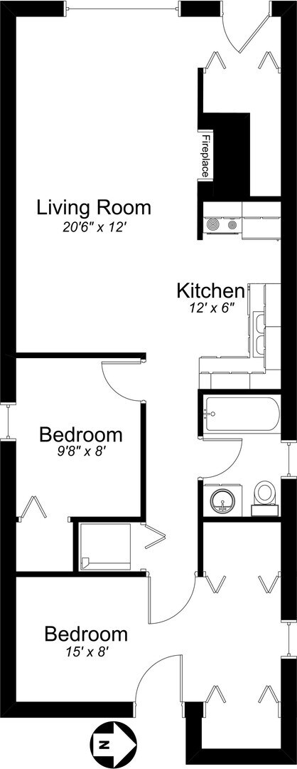 Building Photo - Garden Level Lakeview Two Bedroom