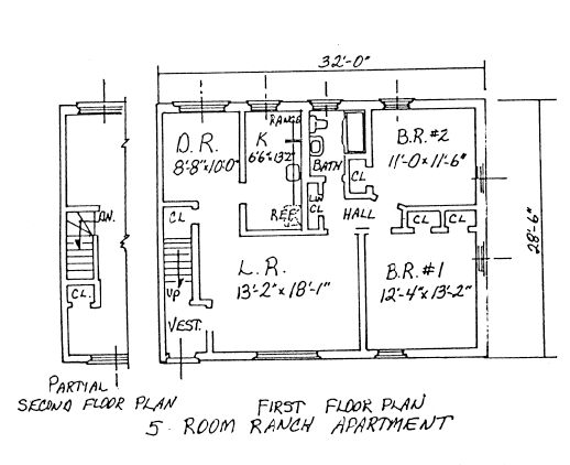 2BR/1BA - Llewelyn Terrace Apartments