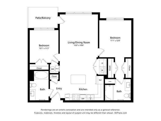 Floorplan - Covington Crossings 55+ Senior Living