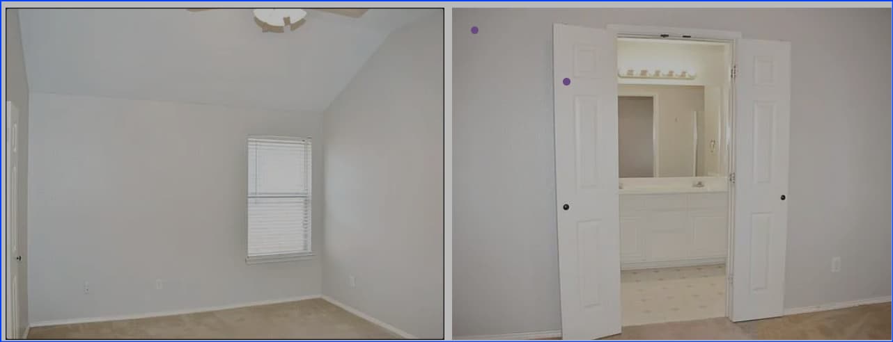 The main bedroom has a well-appointed bathroom with modern fixtures and ample storage. - 3108 Silent Creek Trl