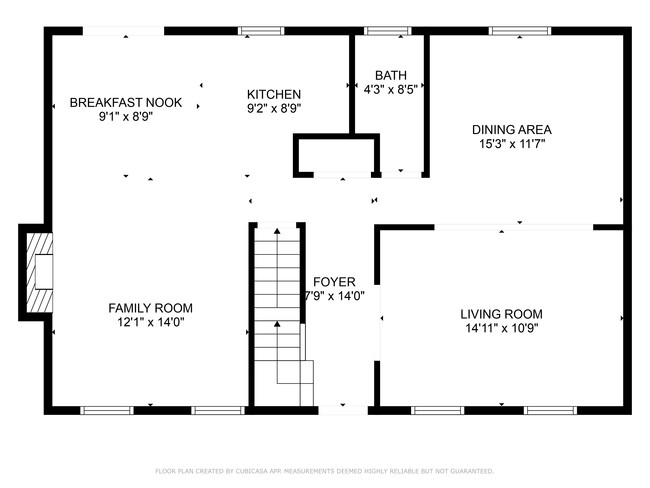 Floor Plan for Main Floor - 13217 Nottingdale Dr