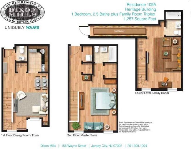 1BR/2.5BA - 186 Wayne St