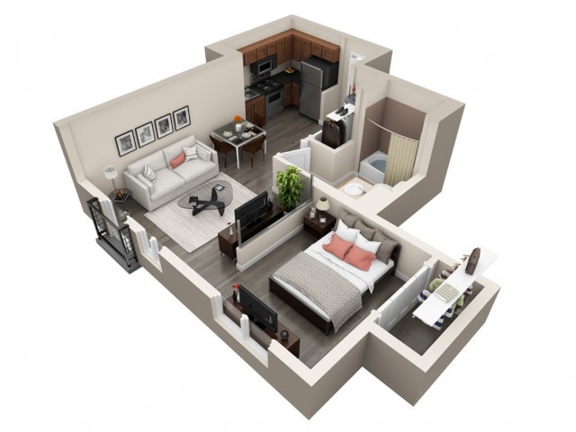 Floorplan - Post Alley Court