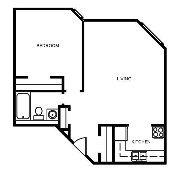 Floorplan - John Knox Towers - SENIOR COMMUNITY