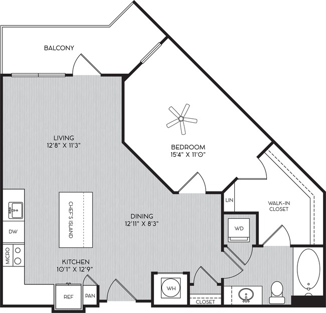 Floorplan - City View Vinings Apartments