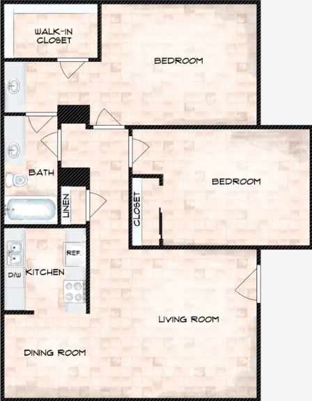 Floorplan - Inglewood Village Apartments