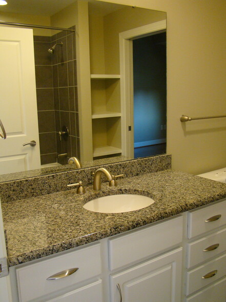 Single sink in 2nd bath, with tub, tiled shower - 3202 Environ Way