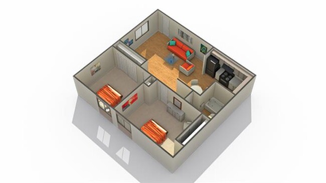 Floorplan - Mesa Station Apartments