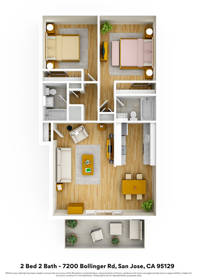 Floorplan - Villa Victoria Apartments