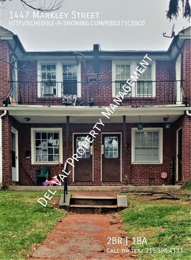 BrickFront 2BD, 1BTH, Townhome for Rent... 1447 Markley St Norristown PA 19401 Apartment
