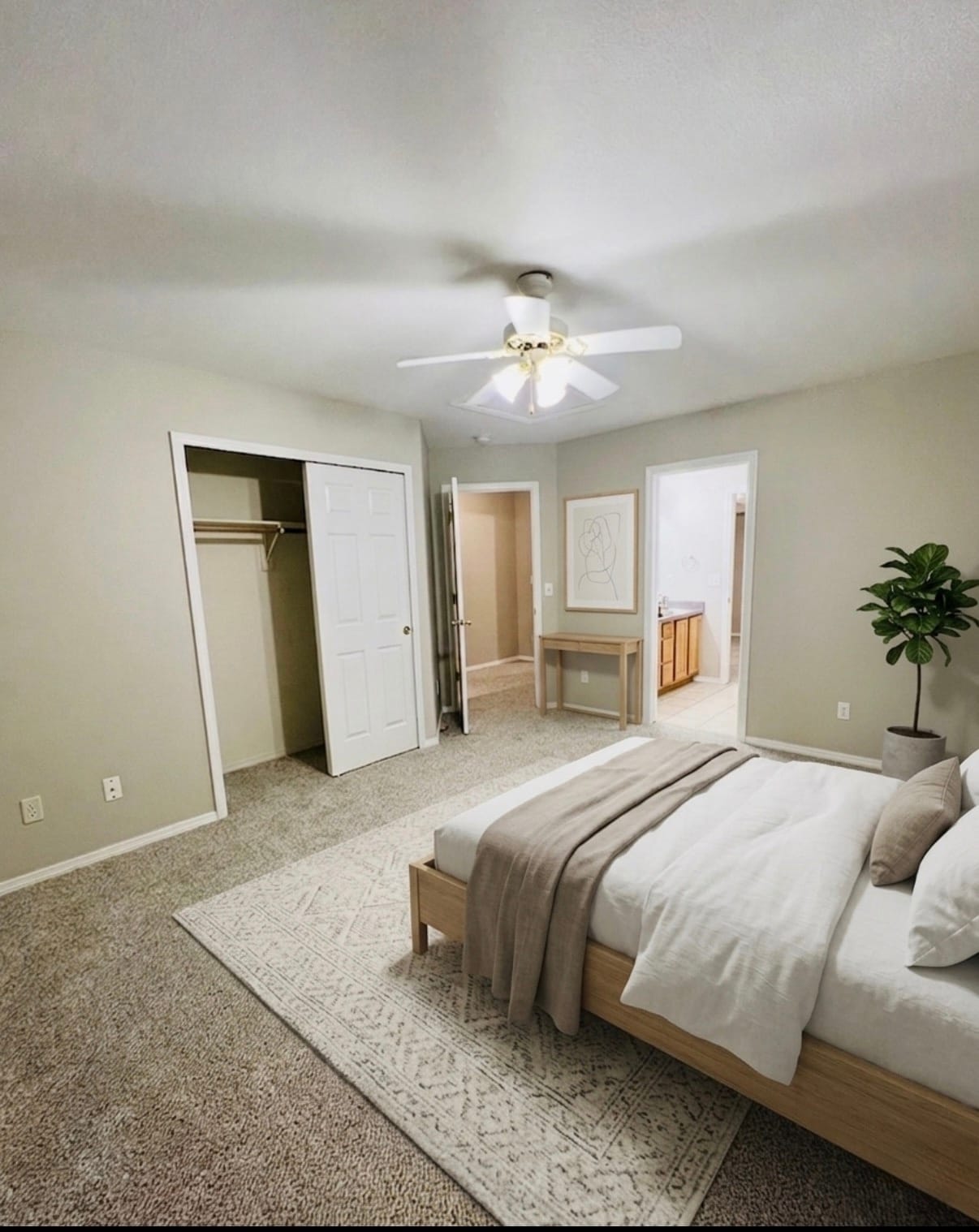 Second upstairs bedroom, virtually staged to show possible furniture placement - 2563 Malpaso Pt