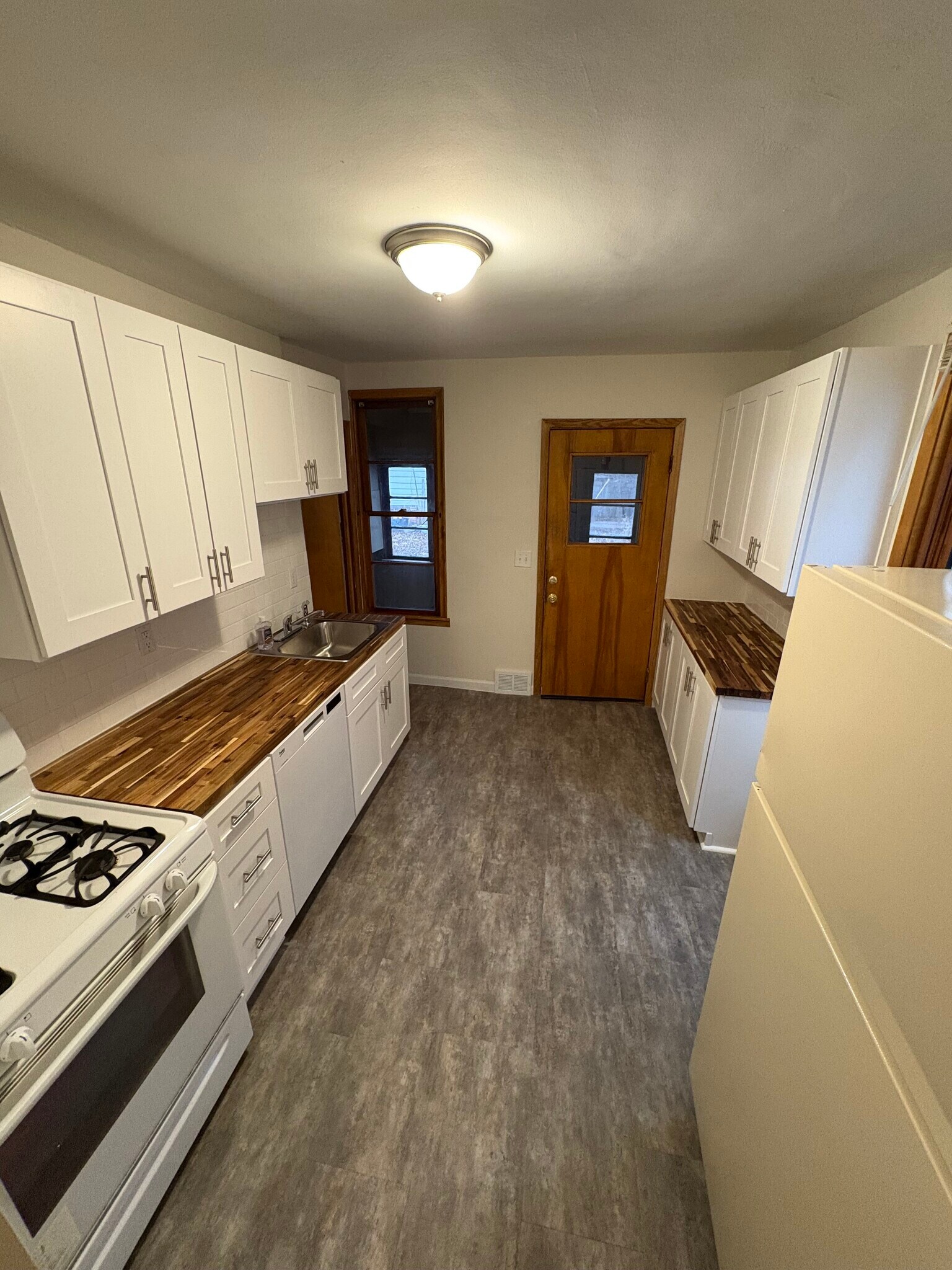 Kitchen from Dinning room lower unit - 1202 Buchanan St NE