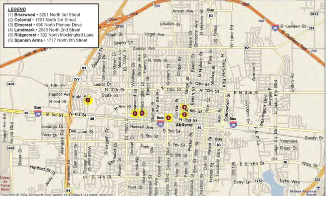 Locational Map - Rosemont Apartments