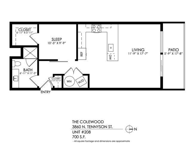 Floorplan - Colewood Apartments