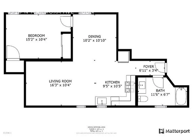 Building Photo - Updated 1 Bed Garden Unit In Jefferson Par...