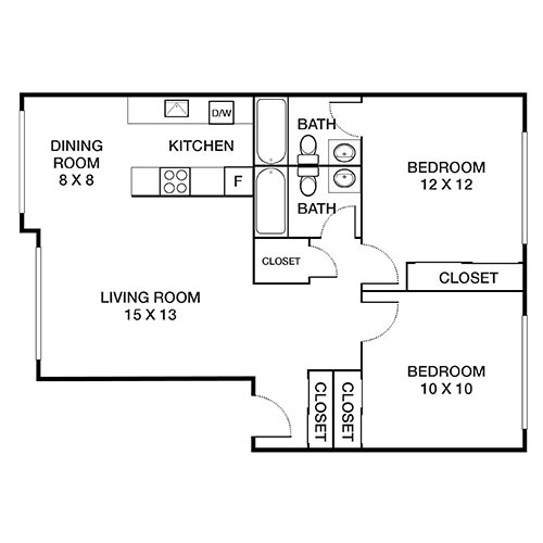 Floorplan - Pacifica Park Apartments