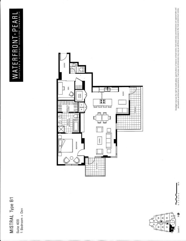 Building Photo - Waterfront Pearl - 1 bed/1.5 bath/den sw corner unit with parking/2 balconies/river view/most uti...