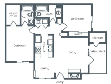 2BR/2BA - Marina Bay