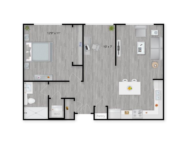 Floorplan - The Rose Apartments