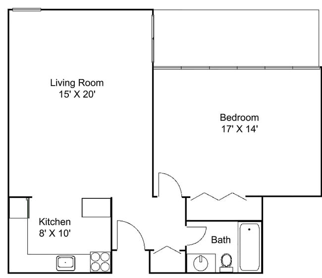 Floorplan - Hillsborough Apartments