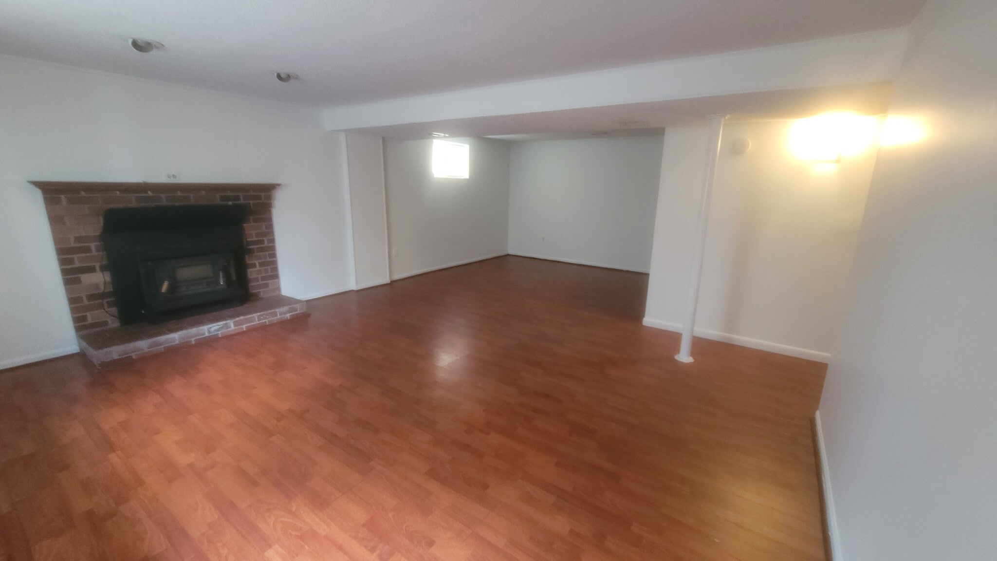 Living Area & Fire Place (Basement) - 7006 Coolridge Dr