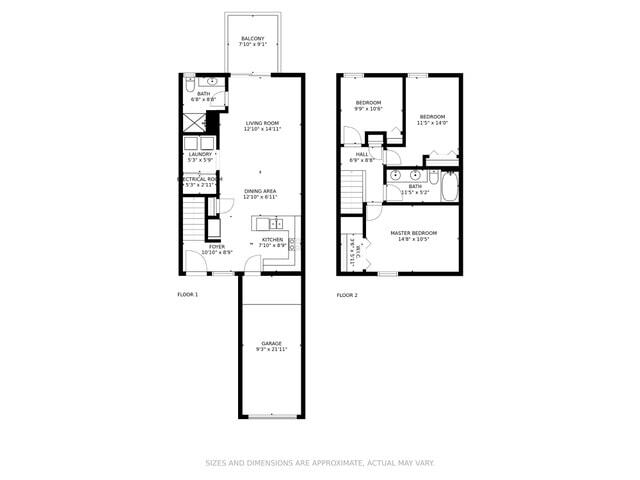 Floorplan - Hagerview Townhomes