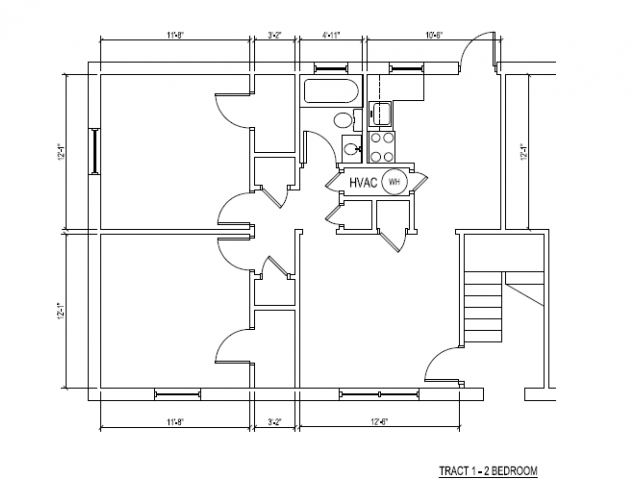 Floorplan - 1494 Memorial Drive