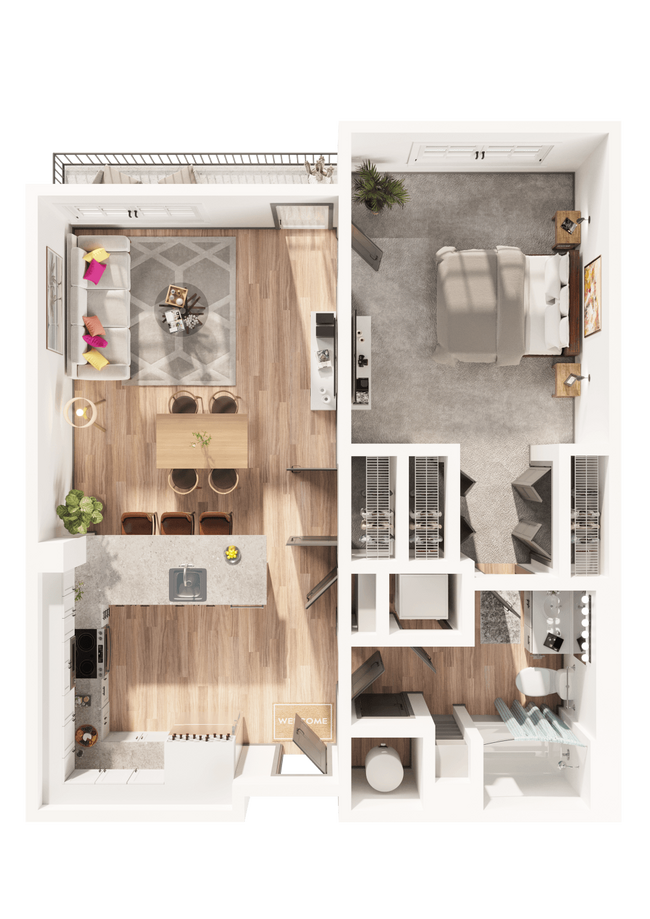 Floorplan - Arapahoe Square Apartments