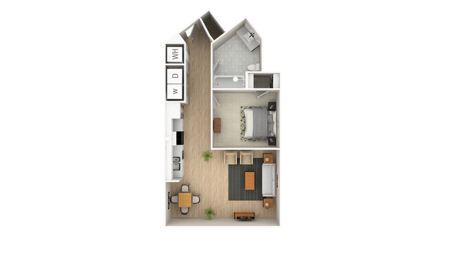 ST - 595 SQ.FT - Westley on the Beltline