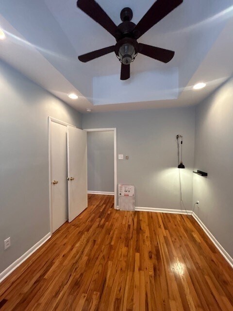 Bedroom 2 with Hardwood Floors - 1302 Rodman St