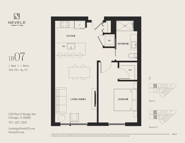 Floorplan - Nevele22 - 1122 W Chicago