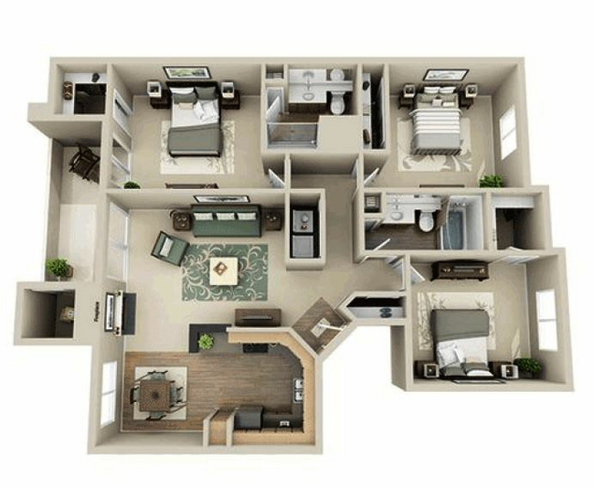 Floor Plan C.JPG - Bellagio Apartments