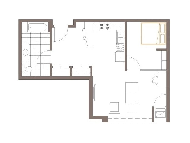 1BR/1BA - The Marq