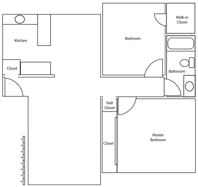Floorplan - The Eldorado Apartments