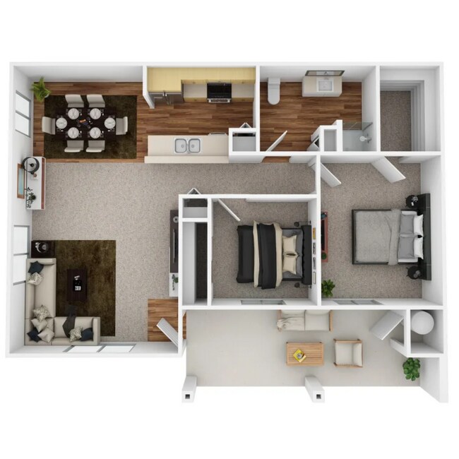 2 Bedroom 1 Bath 915 - Madrean Vista