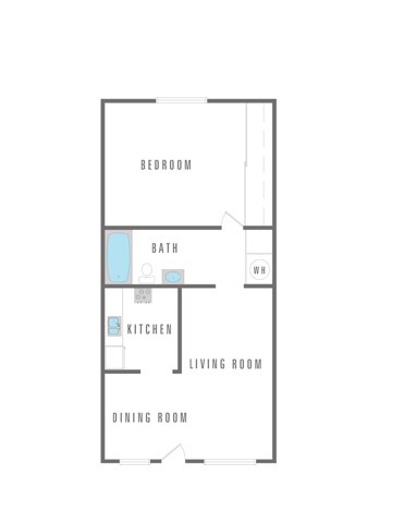 1 Bedroom 1 Bath 675 sqft - Arcadia Palms