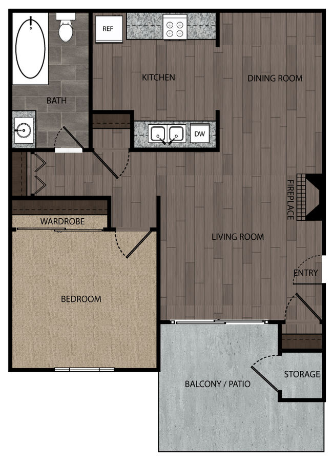 Floorplan - Sierra Oaks North Apartments