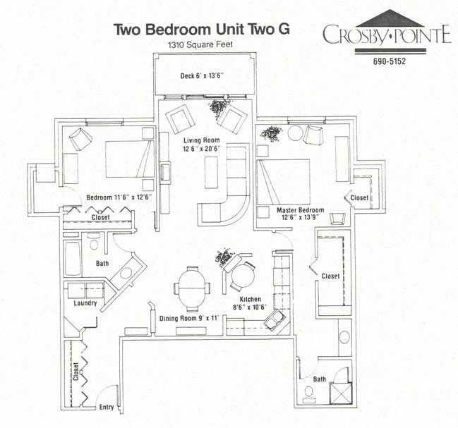 Unit 2G - Crosby Pointe Apartments