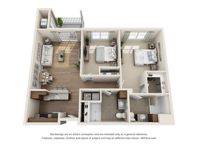 Floorplan - THE KENSEY ON ELLIOT