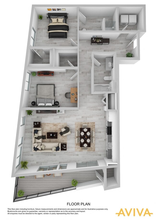 Floorplan - AVIVA Apartments