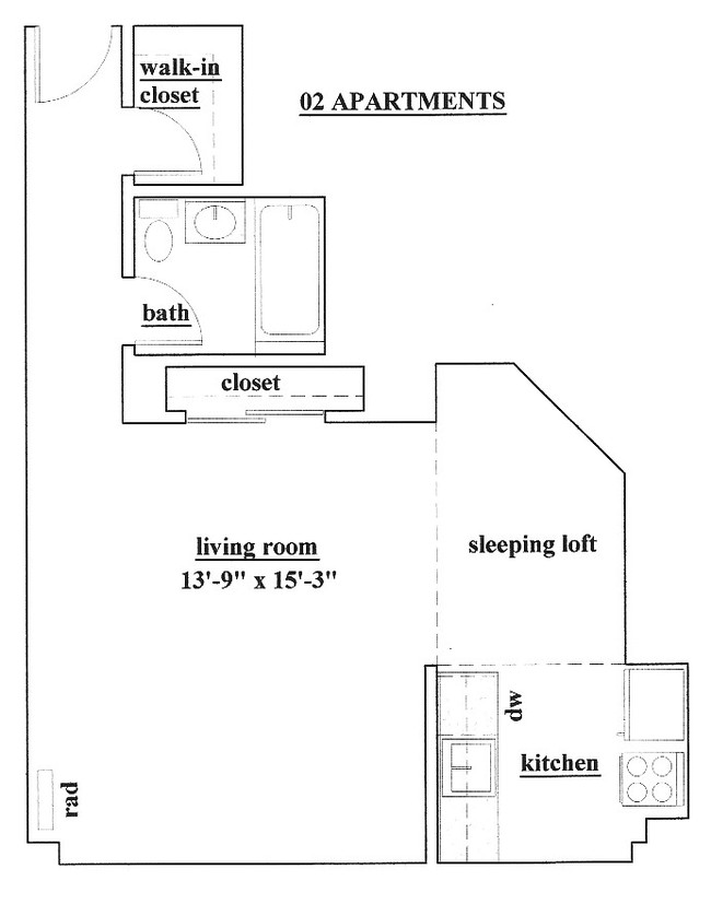 Floorplan - Palace Court Apartments LLC.